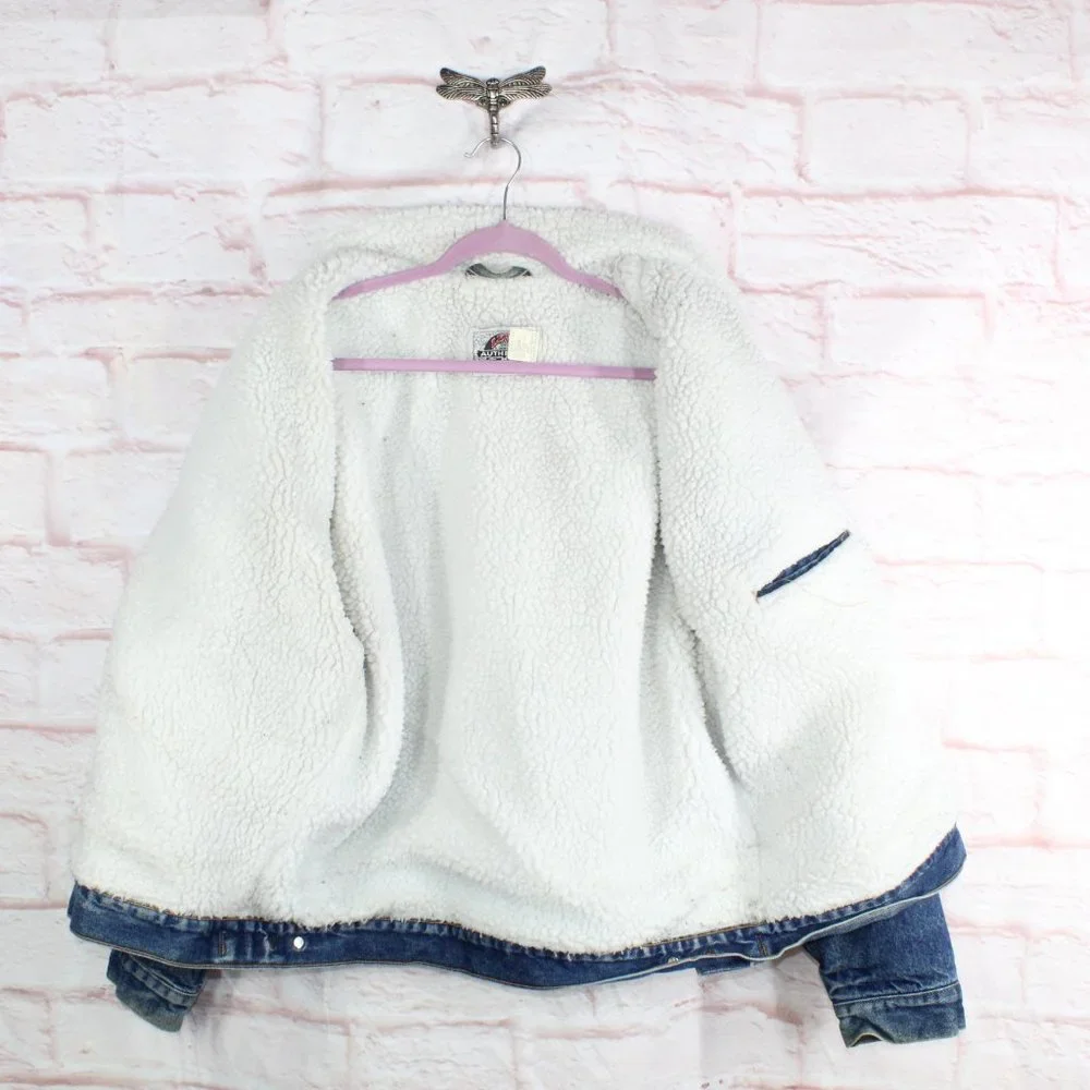 Levi's Mens Blue Cotton Polyester Lined Denim Jacket Size XL - Picture 9 of 12